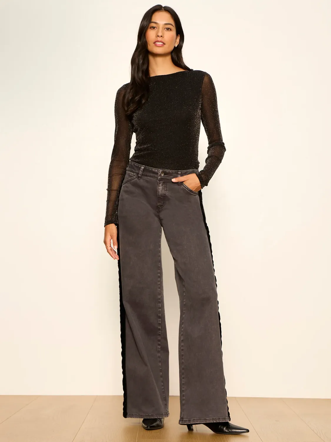 Sparkle Boatneck Tee