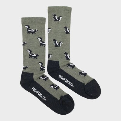 Men's Skunk Merino Wool Socks