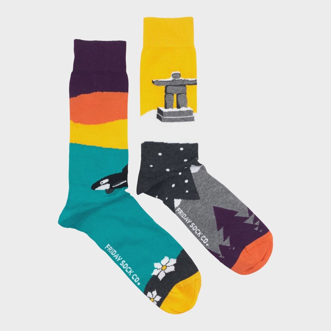 Men&#39;s West Coast Canadian Landscape Socks