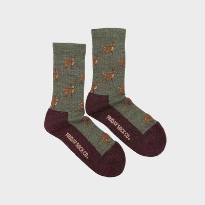 Women&#39;s Deer Merino Wool Socks