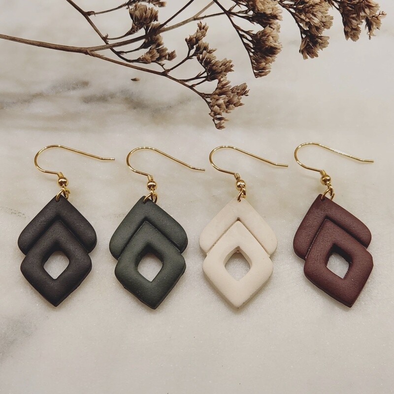 Two of a Kind Clay Earrings