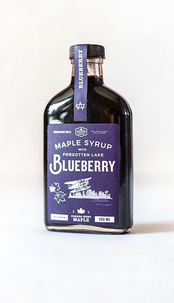 Canada West Maple Syrup, Size: 200 ml, Flavour: blueberry