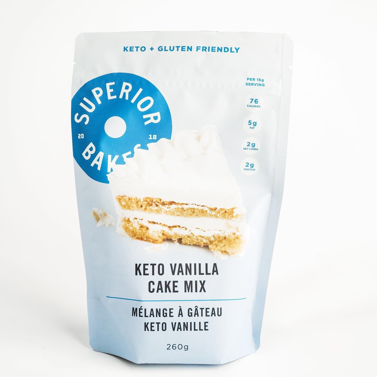 Superior Bakes Keto Cake Mix, Flavour: vanilla