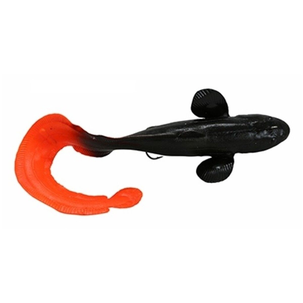 3D Burbot Ribbontail: 14&quot; (8oz), Colour: Black/Orange