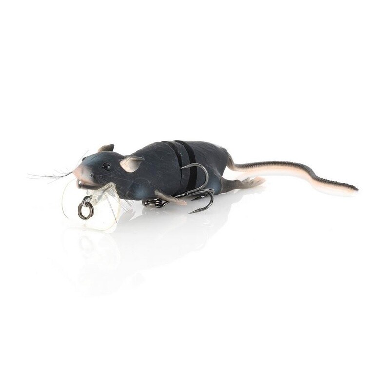 3D Rat 6 1/2&quot;, Colour: Black