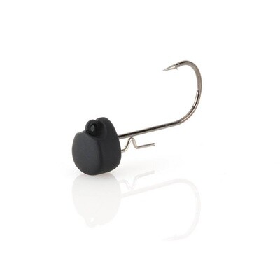 Black- Ned Head Jig Head: 4pack