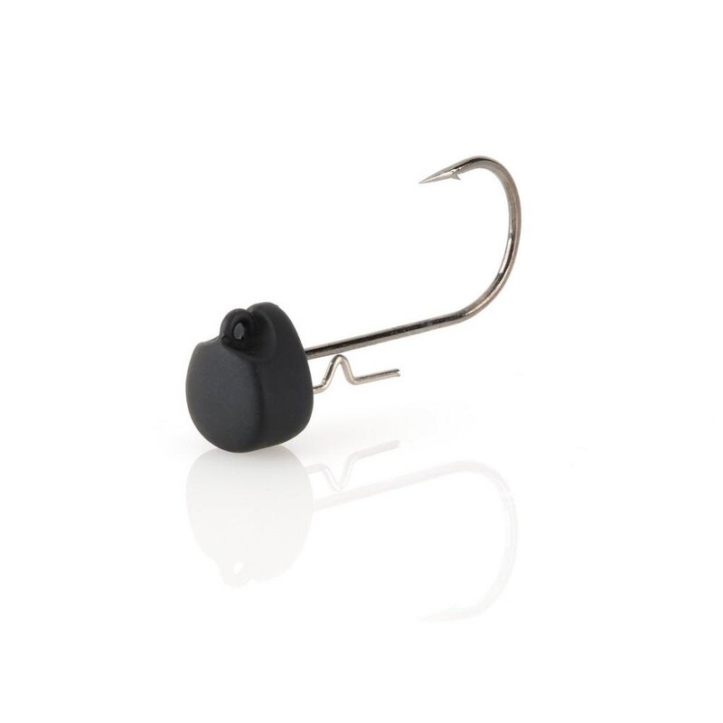 Black- Ned Head Jig Head: 4pack