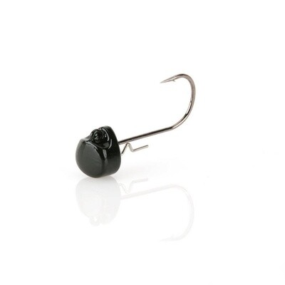 Black- Ned Head Jig Head: 4pack