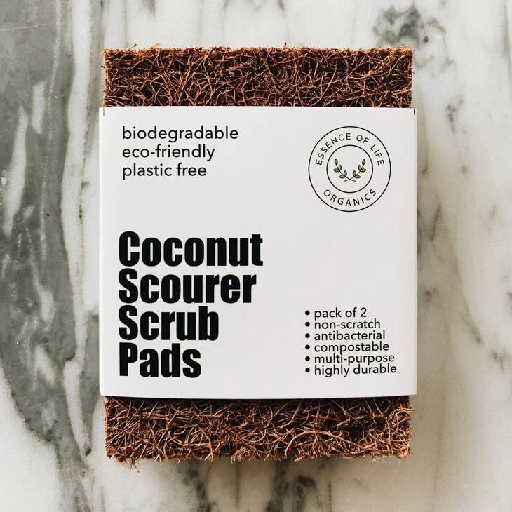 Coconut Scourer Scrub Pads 2 pk