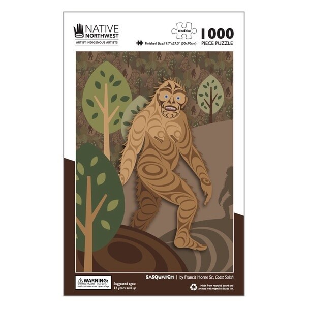 1000 Piece Jigsaw Puzzle, Design: Sasquatch