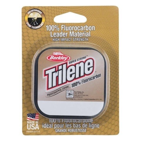 Trilene 100% Fluorocarbon Leader 25yd