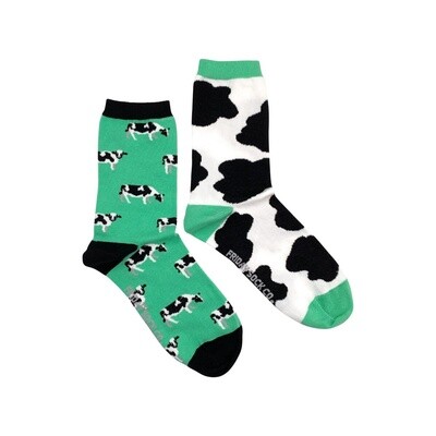 Women's Cow Spot Socks