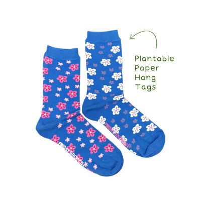 Women&#39;s Sweet Pea Floral Socks