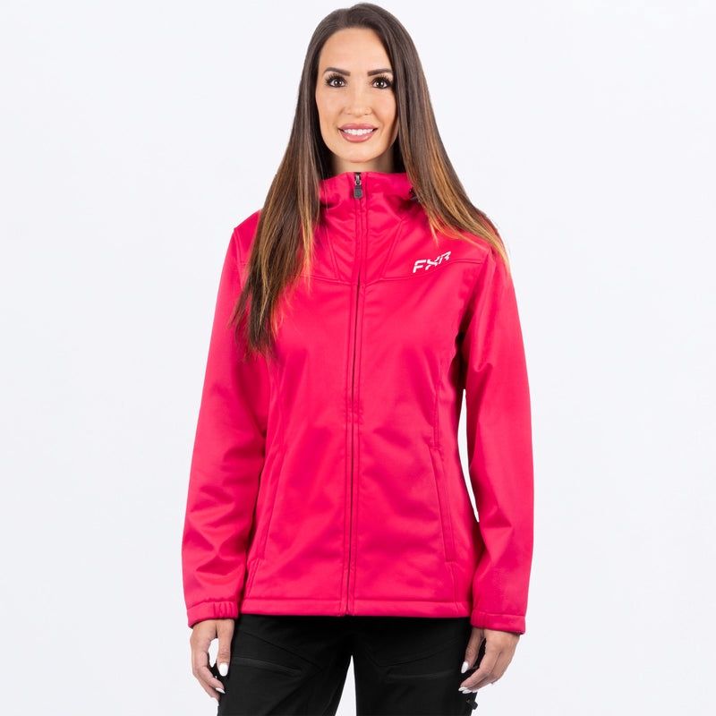 W RIDGE Softshell; Razz/Cream