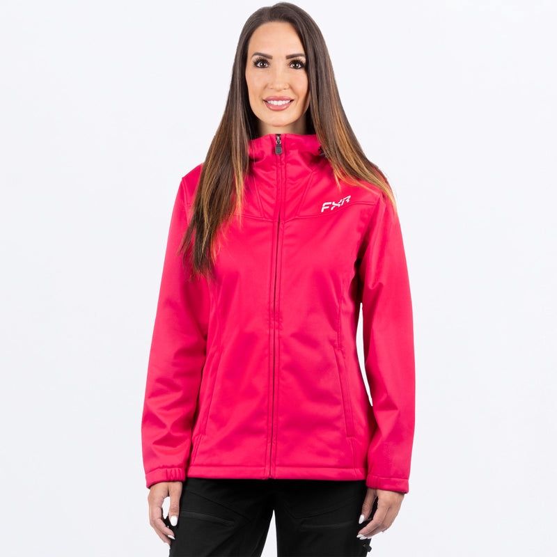 Women&#39;s RIDGE Softshell; Razz/Cream