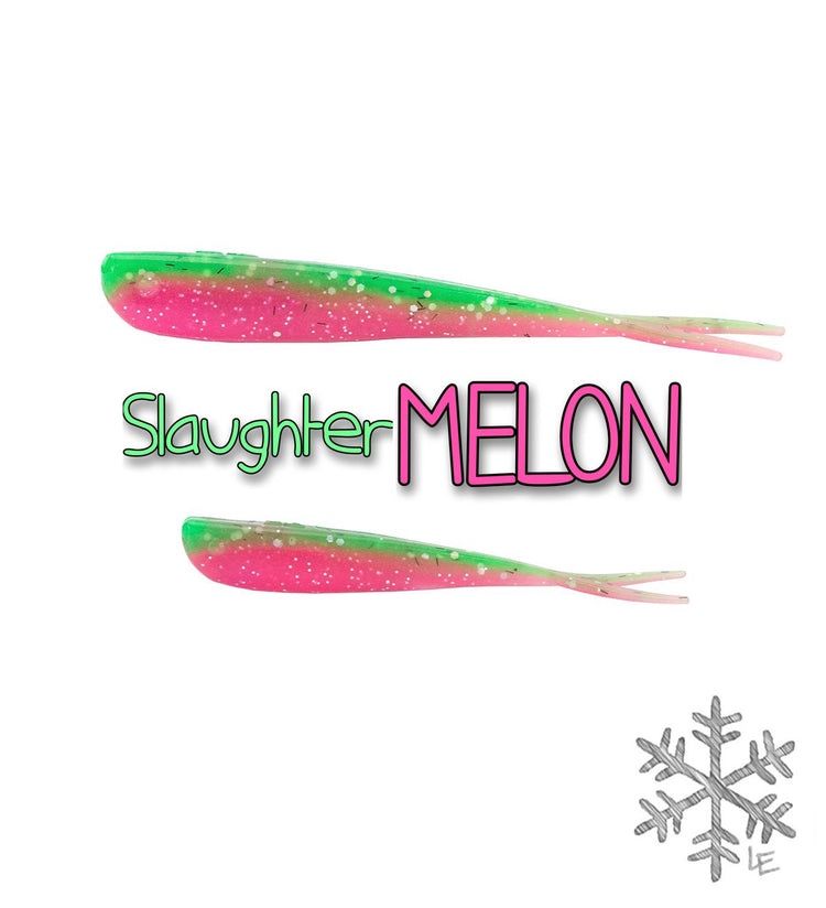 4&quot; Rattlin&#39; Feisty Fry, Colour: Slaughter Melon