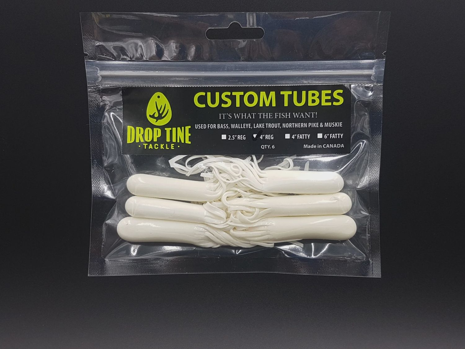 2.5&quot; Custom Tubes: 6 pack