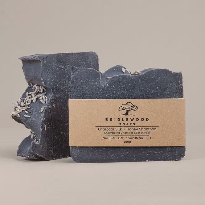 Natural Charcoal Silk &amp; Honey Shampoo Bar