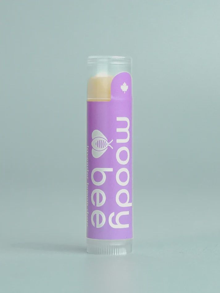 Moody Bee Beeswax Lip Balm, Flavour: Lavender lemon drop