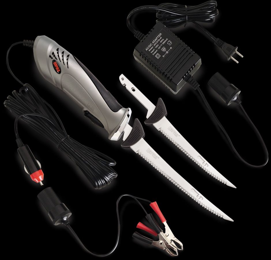 Deluxe Electric Fillet Knife Set AC/DC adapter
