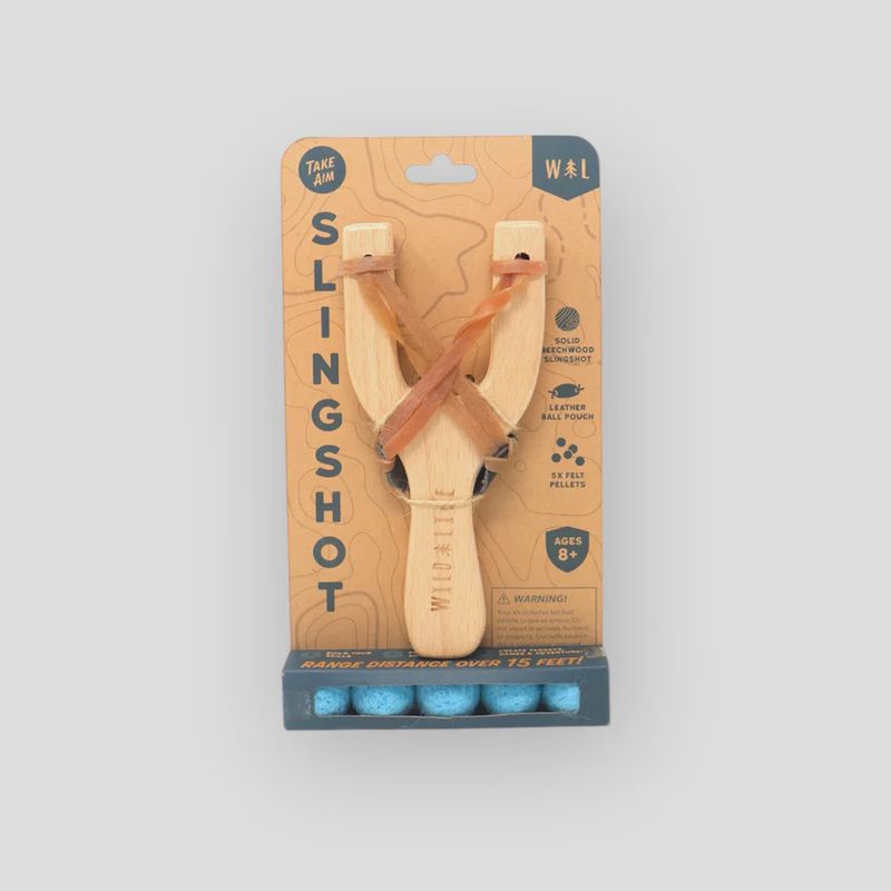 Slingshot + Felt Pellets