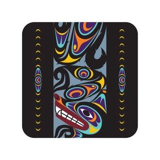 Cork-Backed Coasters, Style: Urban Wolf