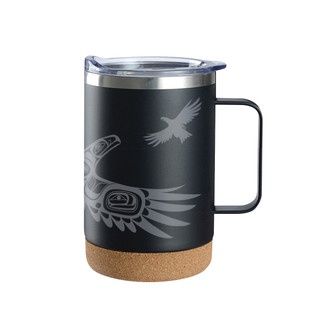 Cork Base Travel Mugs with Handle