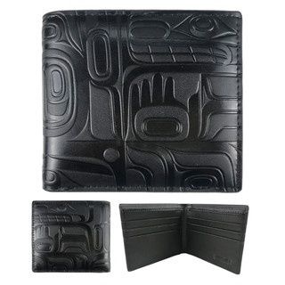 Leather Embossed Wallet, Design: Tradition by Ryan Cranmer
