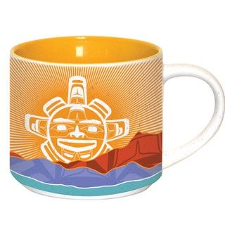 NNW Ceramic Mug Chilkat Sun: Nahaan, Tingit