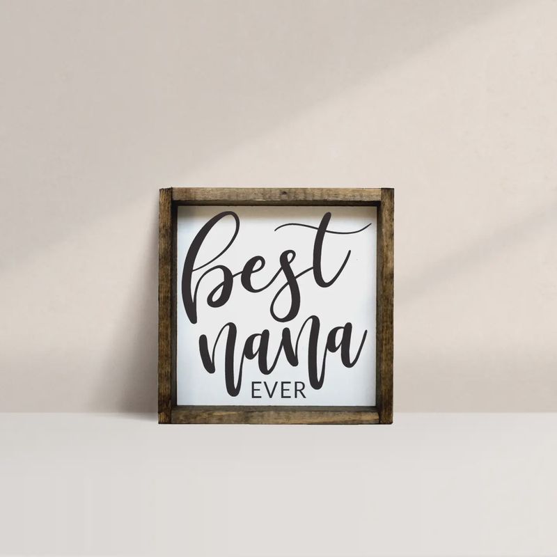 Mini Wood Sign WRD