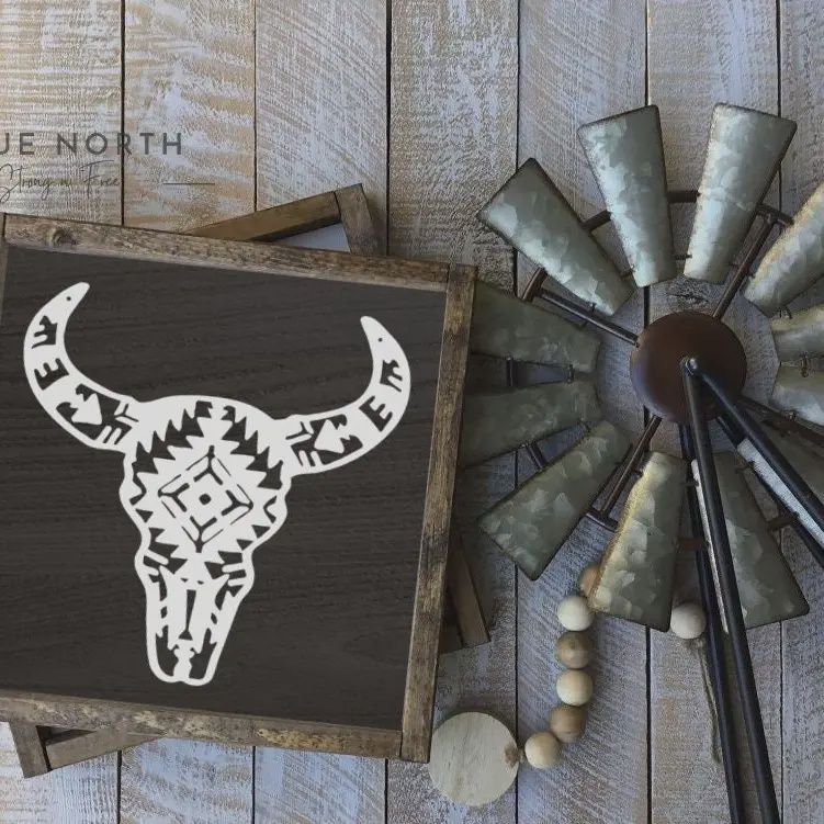 Aztec Bull Sign