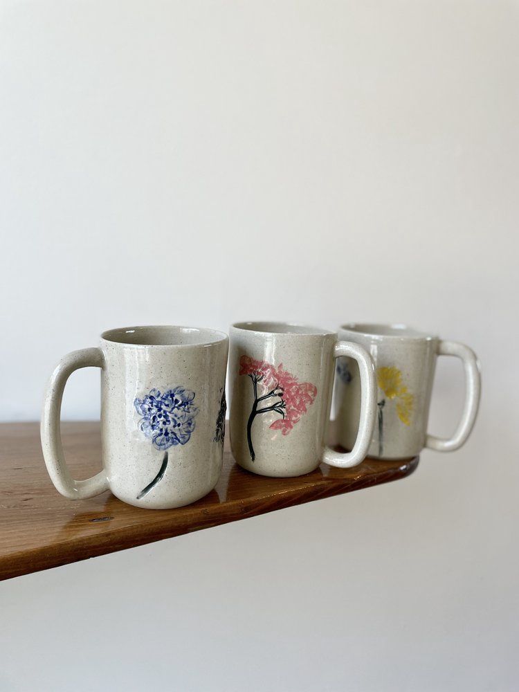Flower Mug, Finish: Glossy