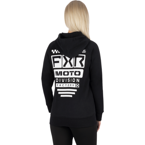 UNISEX GLADIATOR HOODIE: BLACK/ WHITE