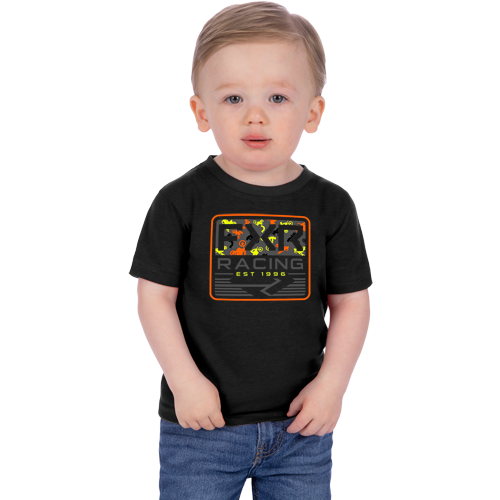 TODDLER EMBLEM PREMIUM T-SHIRT: BLACK DIRTBIKE