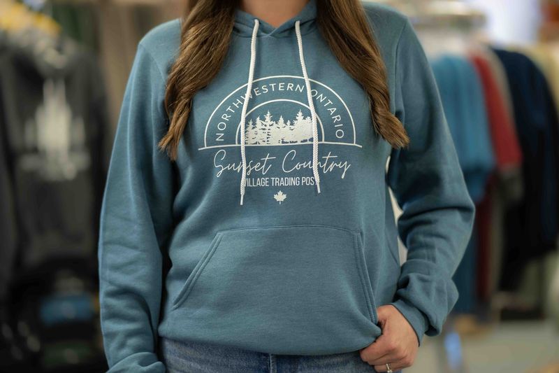 Bella Hood Teal Sunset Country