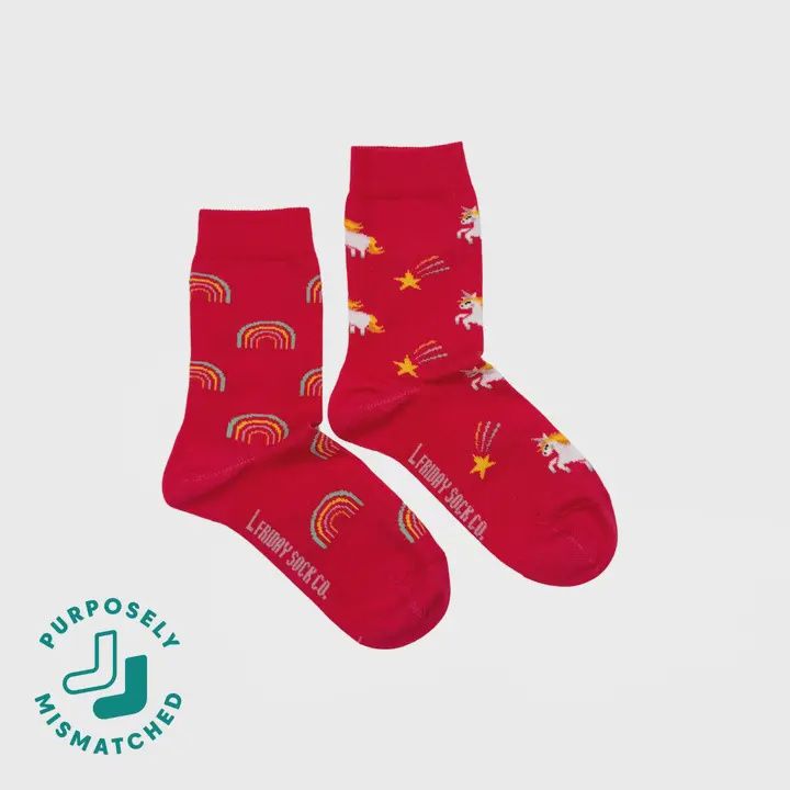 Kid&#39;s Rainbow, Unicorn, &amp; Narwhal Socks