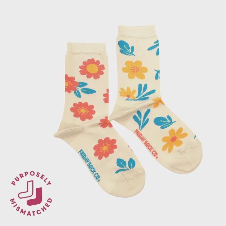 Women&#39;s Fun Flower Socks
