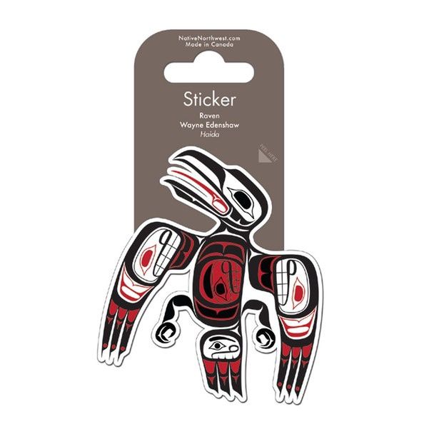 Sticker, Design: Raven by Wayne Edenshaw