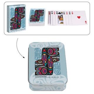 Playing Cards - Single Deck, Design: Thunderbird and Whale by Maynard Johnny Jr