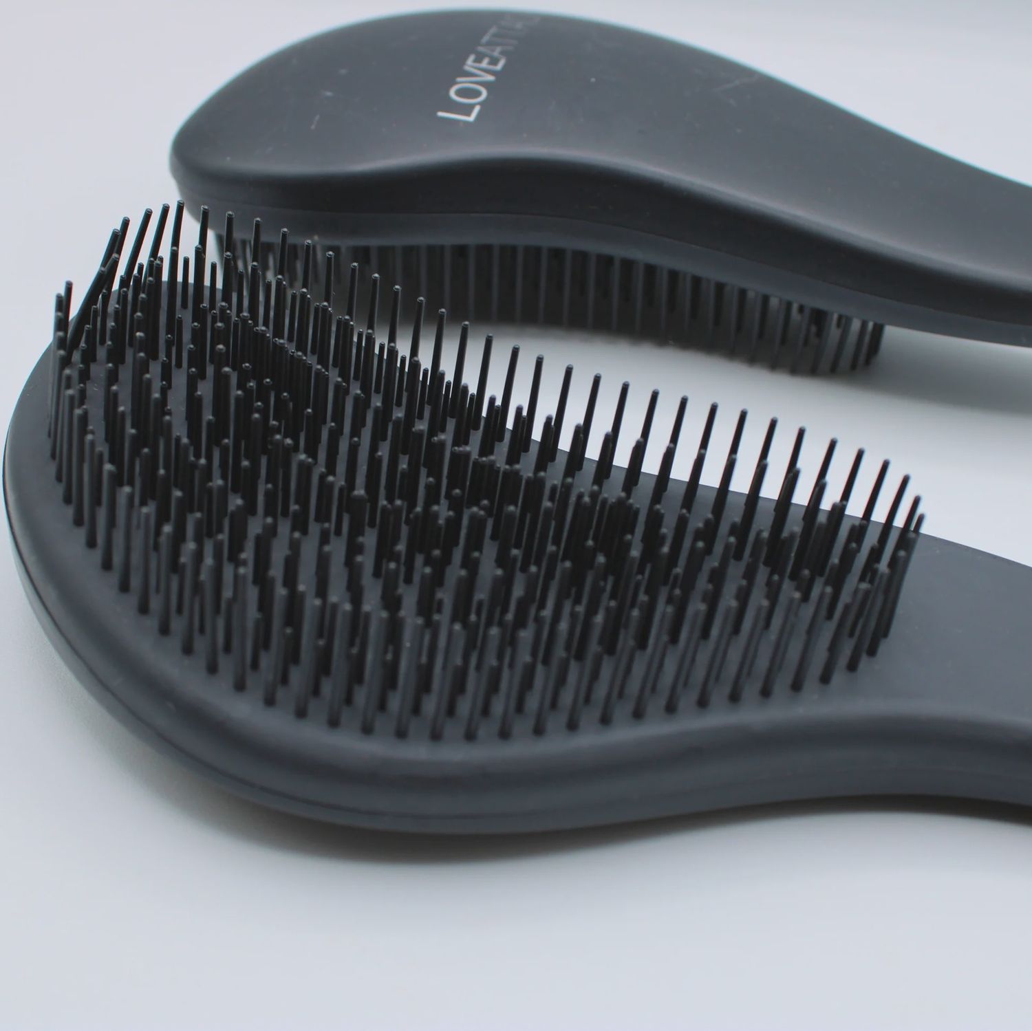 Wheat Straw Detangling Hair Brush, Colour: black