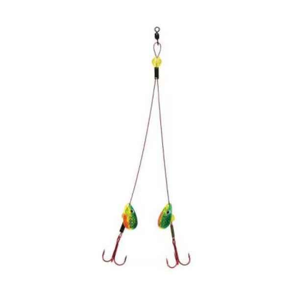 1/0 Hook Double Predator Rig: Quick Strike, Colour: Firetiger