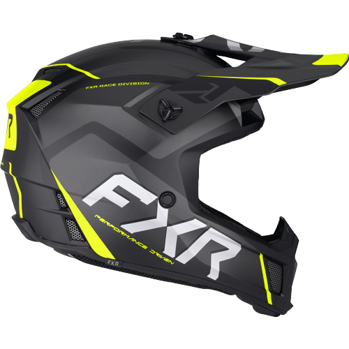 CLUTCH EVO HELMET: BLACK/ HIVIS