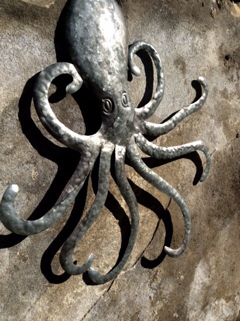 Tin Octopus Wall Art