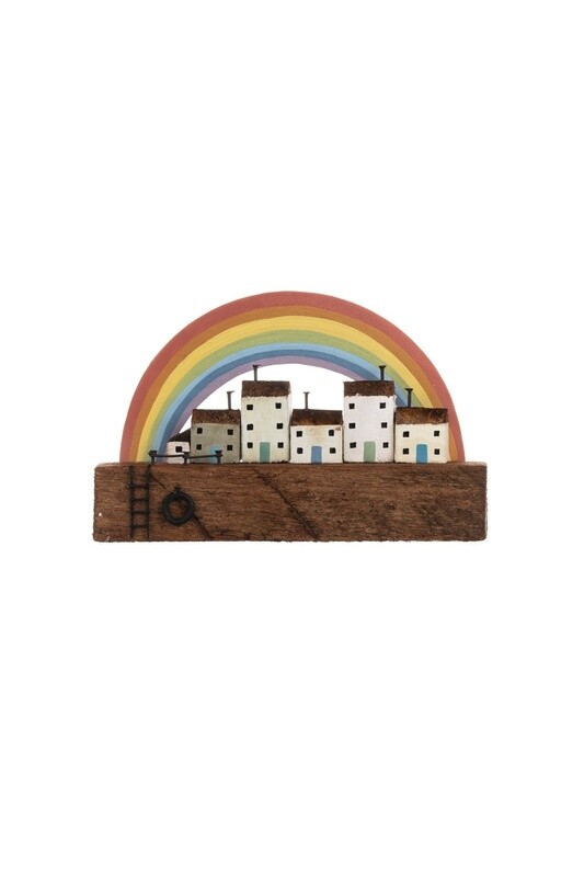 Rainbow Scene - Cottage