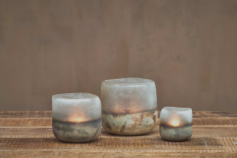 Ngolo Glass Candle Holder
