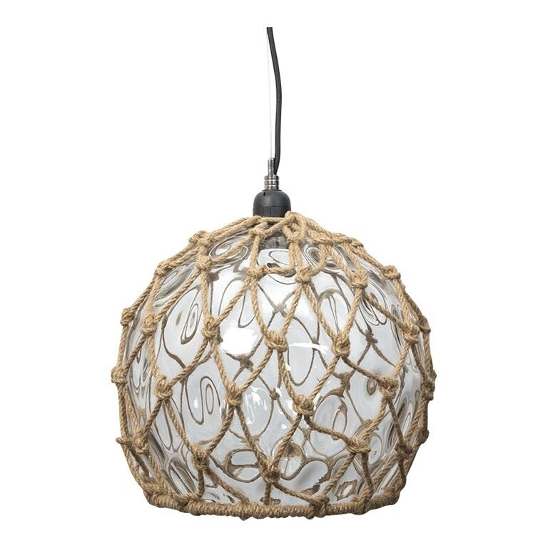 Hanging Bouy Glass Lamp, Colour: Clear