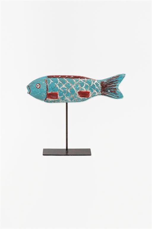 Carved African Fish, Size: XS