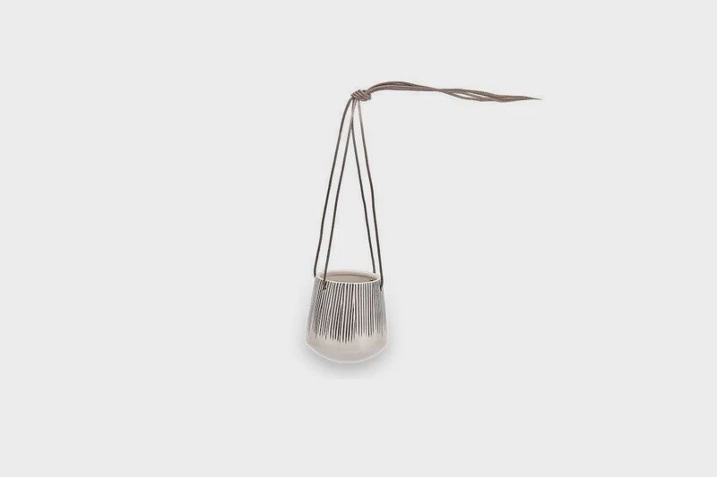 Matamba Hanging Planter, Style: Stripe, Size: Small