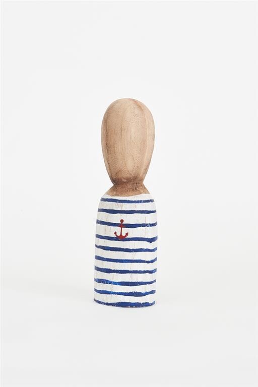 Sailor Wooden Bust, Size: Small