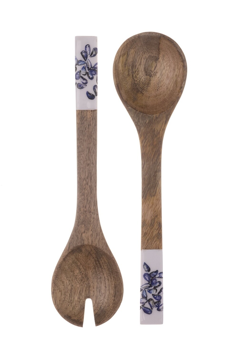 Wooden Salad Servers, Style: Mussels